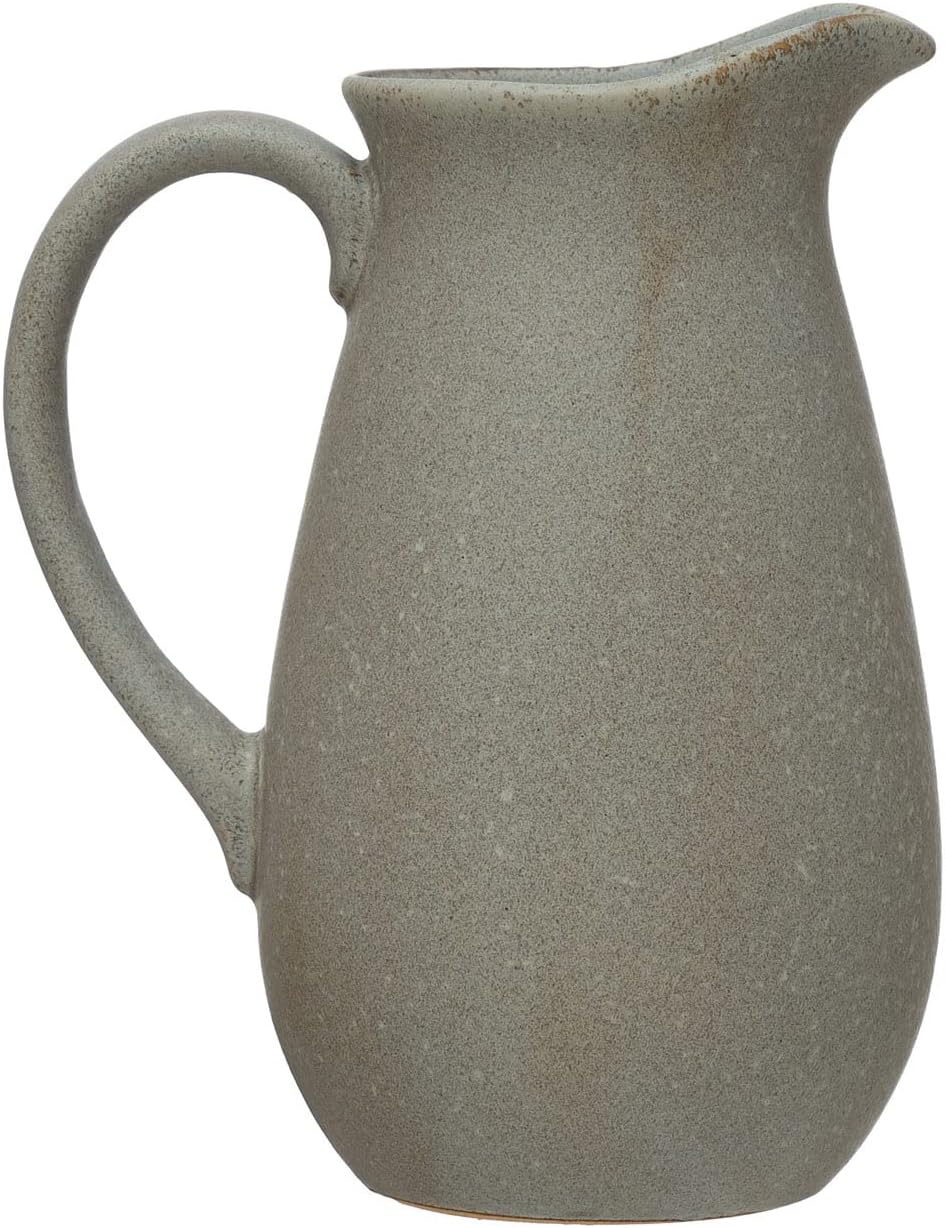 Maimuna Stoneware Pitcher, Reactive Glaze