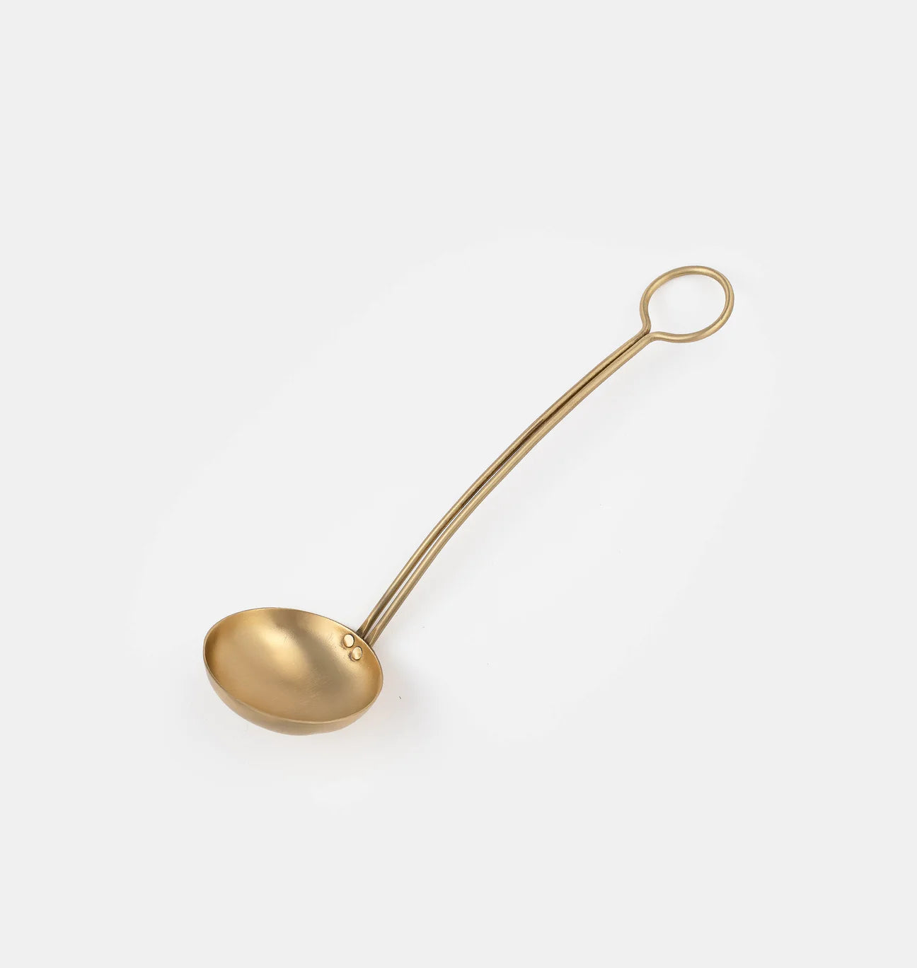 Sophia Brass Ladle, Matte Gold