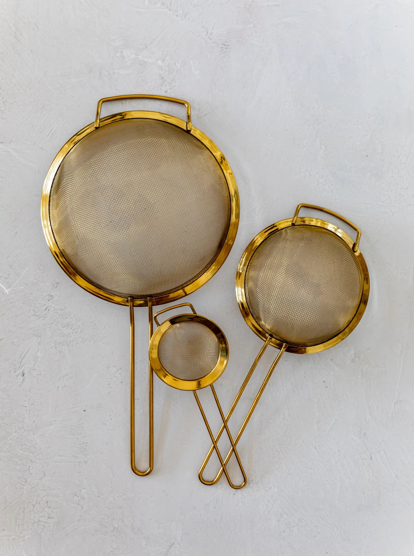 Sabrina Gold Strainer Set