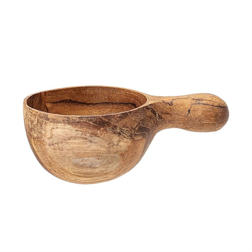 Katra Hand-Carved Teak Wood Scoop