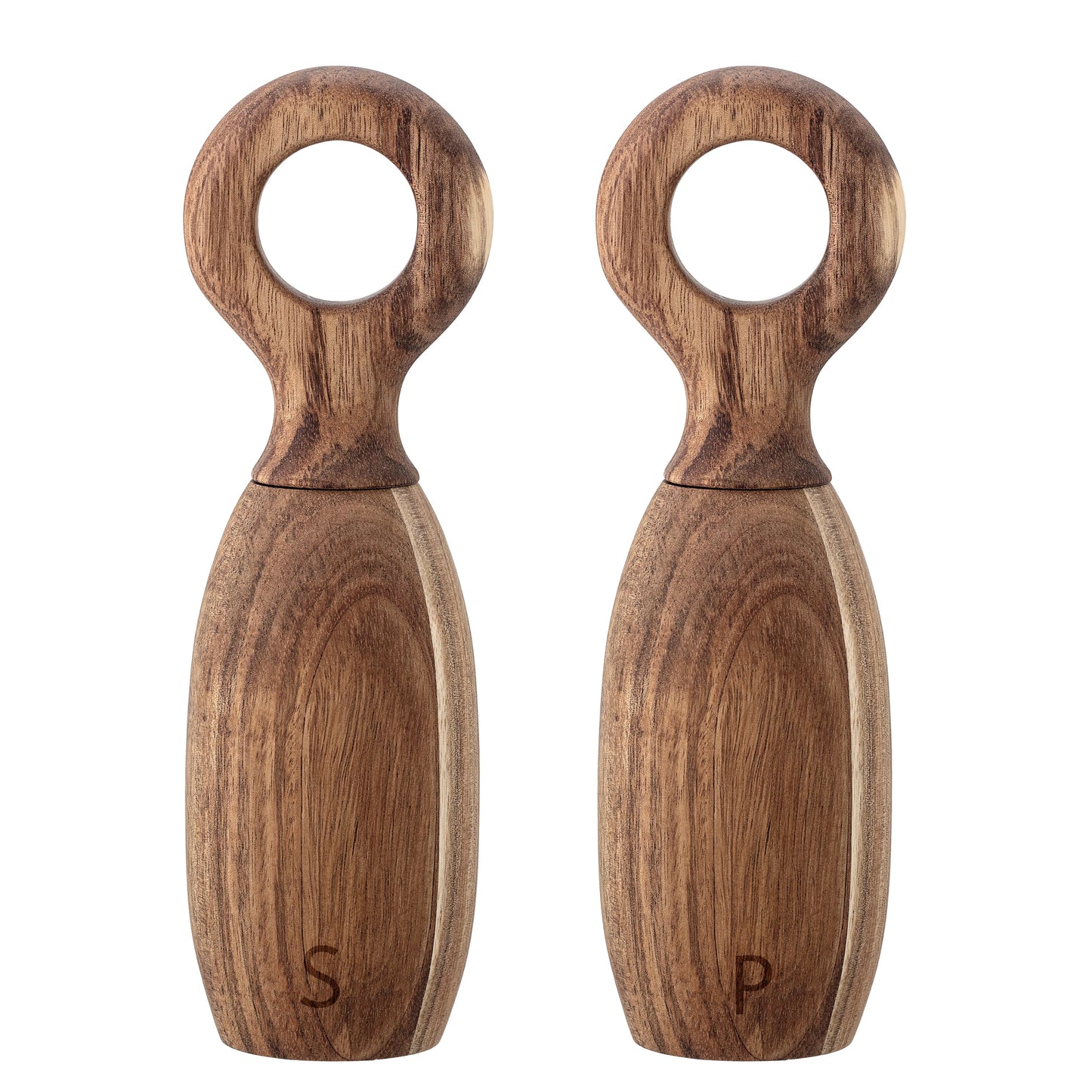 Maisam Acacia Wood Salt and Pepper Mill Set