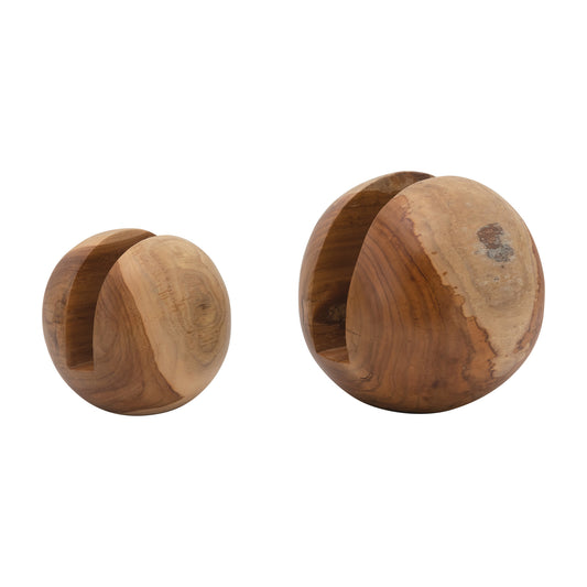 Shima Teakwood Orbs Set