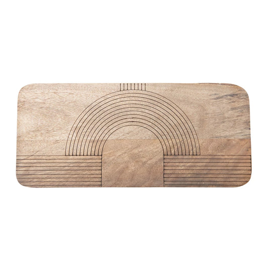 Rayhana Engraved Mango Wood Cutting Board