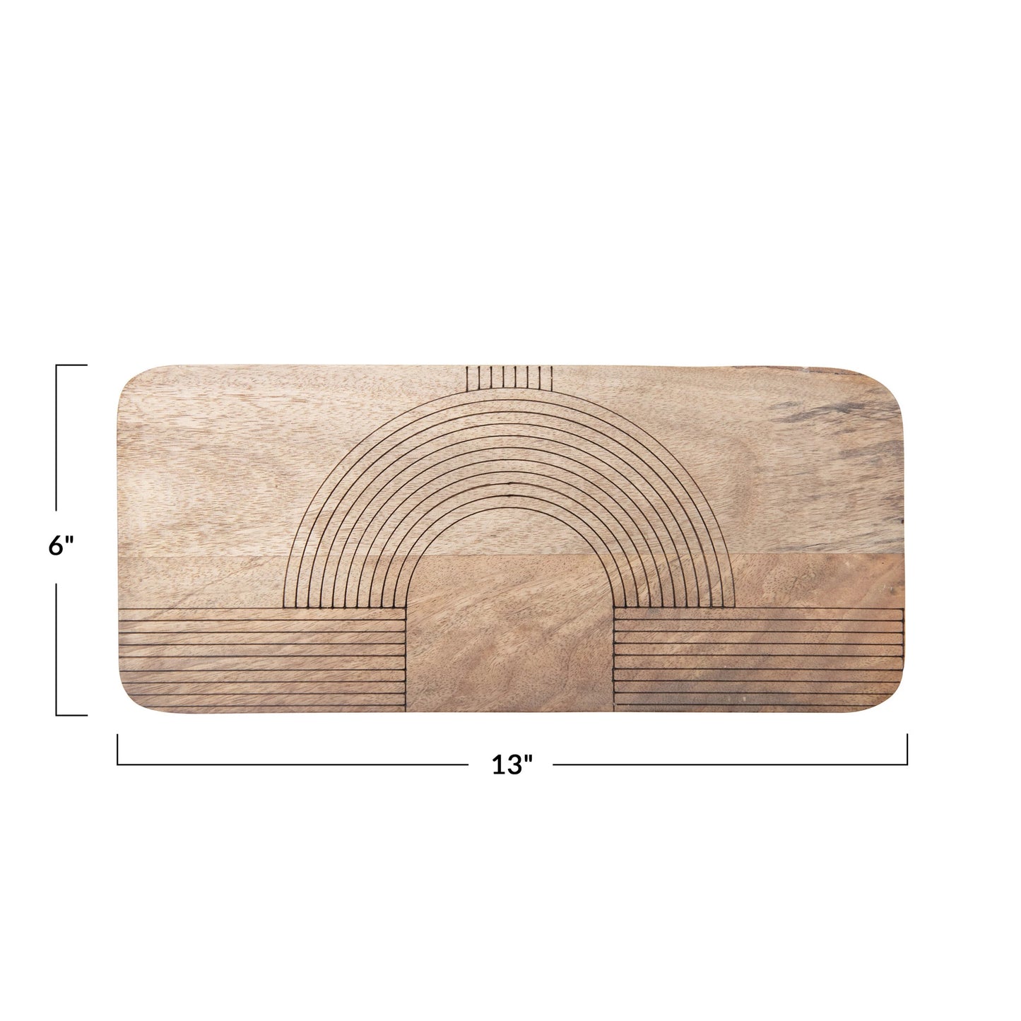 Rayhana Engraved Mango Wood Cutting Board