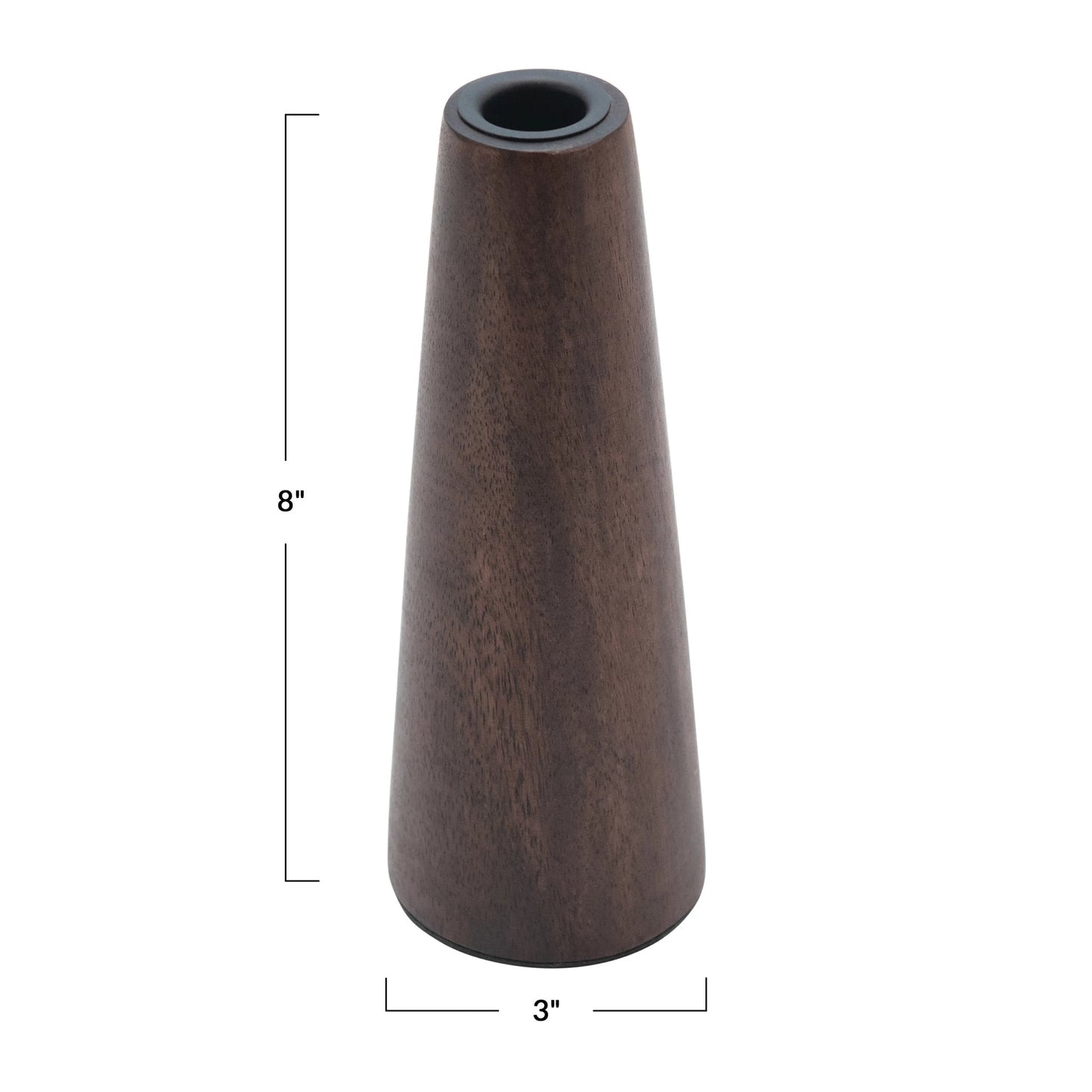 Lina Mango Wood Candle Holder, Large