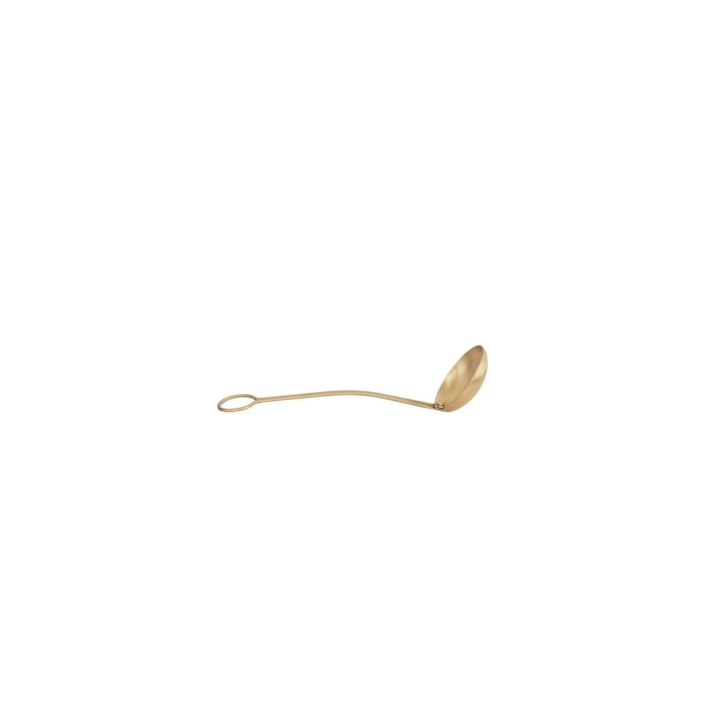 Sophia Brass Ladle, Matte Gold