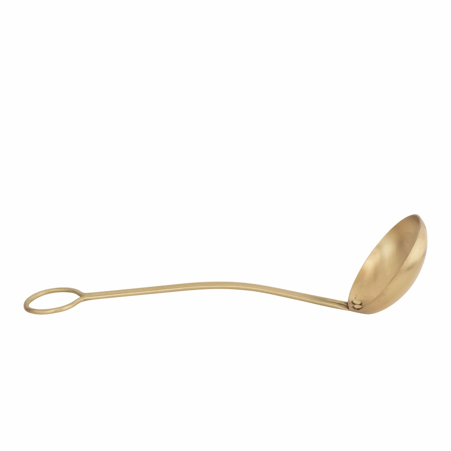 Sophia Brass Ladle, Matte Gold