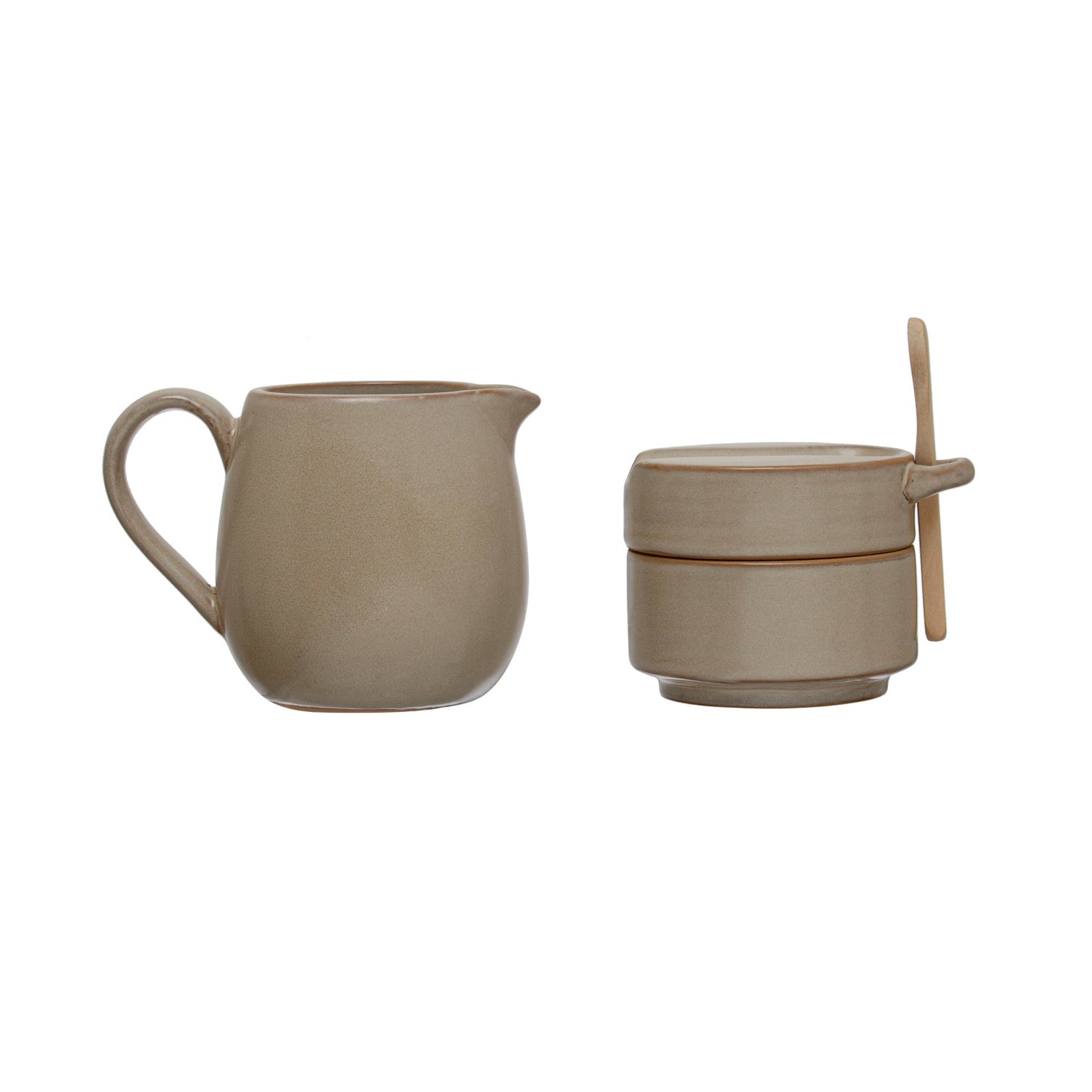 Manal Stoneware Creamer & Sugar Set