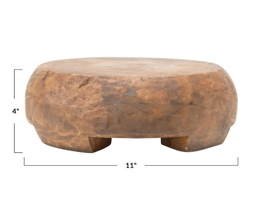 Inaya Mango Wood Pedestal